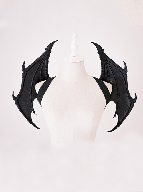 Demon Wings Series Halloween Sharp-Horned Bat-Shaped Decoration Gothic Lolita Strap Wing