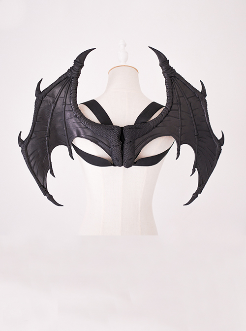 Demon Wings Series Halloween Sharp-Horned Bat-Shaped Decoration Gothic Lolita Strap Wing