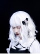 Halloween Handmade Eyeball Design Gothic Cross Decoration Dark Bow Knot Lolita Hairpins