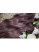Classic Lolita Elegant Purple Gradient Wavy Curly Hair Air Bangs Decoration Long Wig