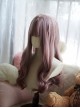 Purple Big Wavy Curly Hair Cute Air Bangs Decoration Classic Lolita Long Wig