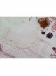 Chocolate Candy Print Decoration Letter Print Doll Neckline High Waist Belt A Version Classic Lolita Long Sleeve Dress