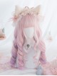 Japanese Cute Style Candy Pink Gradient Long Curly Wig Sweet Lolita Wigs