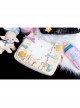 Cute Pleated Ruffle Design Colorful Bow Knot Star Shape Decoration Pearl Embellishment Sweet Lolita Messenger Bag