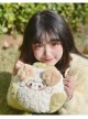 Classic Lolita Plush Milk White Cute Little Sheep Cartoon Messenger Bag