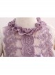 Elegant Palace Style Delicate Lace Jacquard Embroidery Bow Decoration Classic Lolita Kid Princess Dress