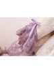 Elegant Palace Style Delicate Lace Jacquard Embroidery Bow Decoration Classic Lolita Kid Princess Dress