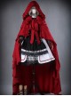 Gray Violet Little Red Riding Hood Lolita into a full set (no boots)