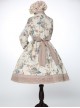 Garden series meters white collar long-sleeved Lolita OP