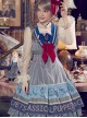 Classical puppets Muscle Aquarium blue gray lolita JSK