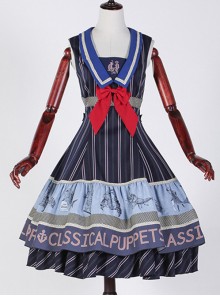 Classical puppets Muscle Aquarium purple lolita JSK