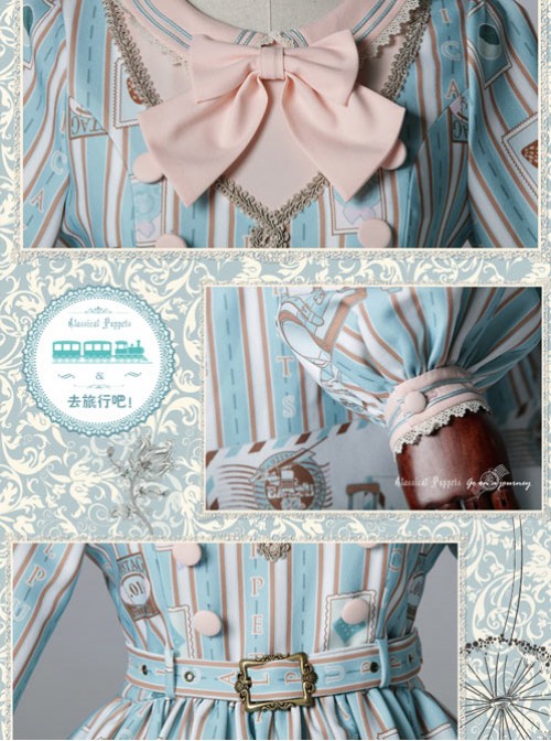 Classical doll to travel it! Mint Lolita OP