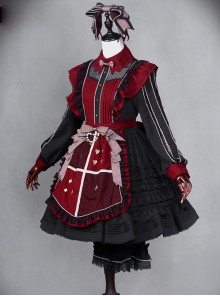 Dark Alice Lolita Black-red 9 fullset
