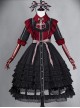 Dark Alice Lolita Black-red 13 fullset