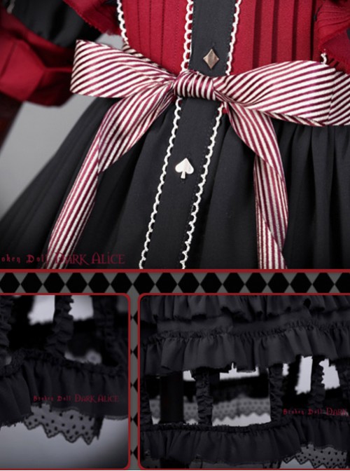 Dark Alice Lolita Black-red 13 fullset