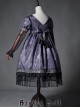 The Broken Doll Dai purple yarn sleeve long sleeve Lolita OP
