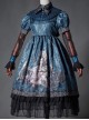 The Broken Doll Indigo Cuff Sleeve Lolita OP