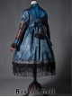 The Broken Doll Indigo Cuff Sleeve Lolita OP