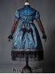 The Broken Doll Indigo Cuff Sleeve Lolita OP