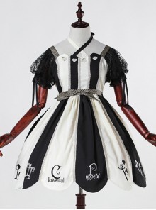 Black and white Alice 12OP classical doll classical puppets lolita