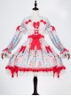 Crisp breast tea girl breasts small high waist cherry peppermint lolita OP