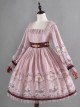 Royal Carousel smoke pink Lolita long-sleeved OP