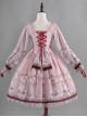 Royal Carousel smoke pink Lolita long-sleeved OP