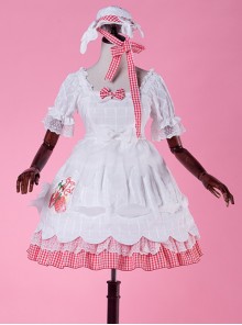 Come eat me! White classical puppet OP Lolita