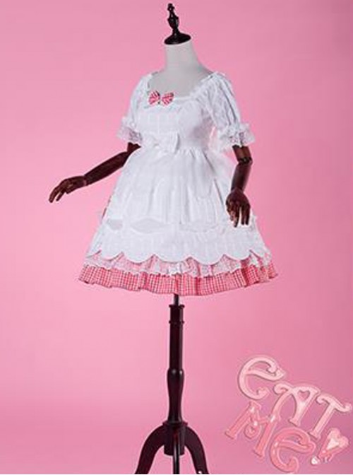 Come eat me! White classical puppet OP Lolita