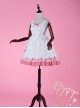 Come eat me! White chiffon Lolita Jumper Skirt