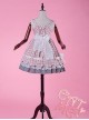 Come eat me! Pink Chiffon Lolita Jumper Skirt