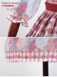 The Girl's Breasts Half Sleeve Little High Waist Toffee Cotton Candy Lolita Dress