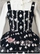 Magic Tea Party Poker Series Printing Classic Lolita Sling Dress