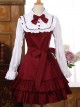 Retro Palace Style Flounced Sweet Lolita Long Sleeve Dress