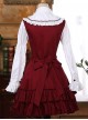 Retro Palace Style Flounced Sweet Lolita Long Sleeve Dress