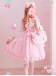 Soft Stripe Chiffon Sweet Lolita Sling Dress