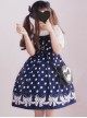 Wave Point Bowknot Sweet Lolita Sling Dress