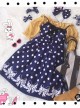 Wave Point Bowknot Sweet Lolita Sling Dress