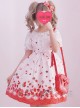 Chocolate Strawberry Sweet Lolita Sling Dress