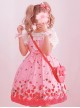 Chocolate Strawberry Sweet Lolita Sling Dress