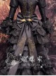 Vocaloid Miku Black Deluxe Edition Cosplay Lolita Dress And Hat Costume
