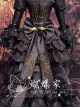 Vocaloid Miku Black Deluxe Edition Cosplay Lolita Dress And Hat Costume