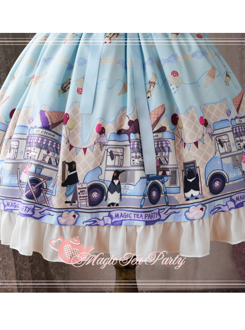 Magic Tea Party Ice Cream Party Series Short Sleeve Sweet Lolita Dress