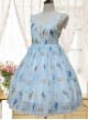 Starfish Song Light Blue Sweet Lolita Sling Dress