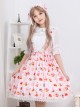 Dessert Printing Sweet Lolita Pink Sling Dress