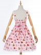 Dessert Printing Sweet Lolita Pink Sling Dress