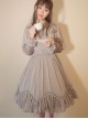 Retro Palace Slim Lace Long Style Classic Lolita Long Sleeve Dress