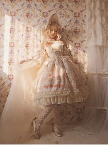 My First Love Series Flower Cake Classic Lolita Sleeveless Dress First Version