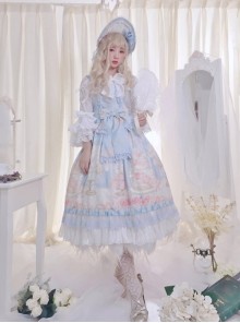 My First Love Series Flower Cake Sweet Lolita Sleeveless Dress Second Version