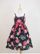 Strawberries Floating In The Universe Series High Waist Version Sweet Lolita Sleeveless Dress